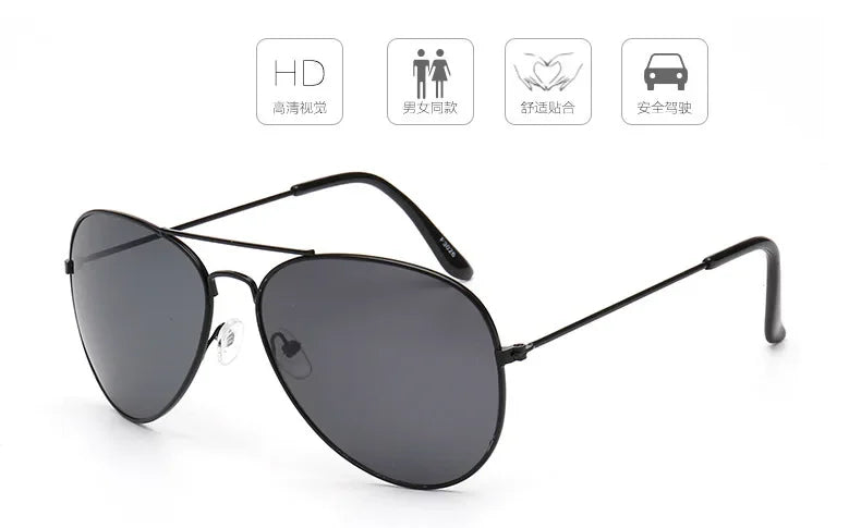 Femlion Aviator Sunglasses: Classic Unisex Driving Mirror Sun Glasses 3025