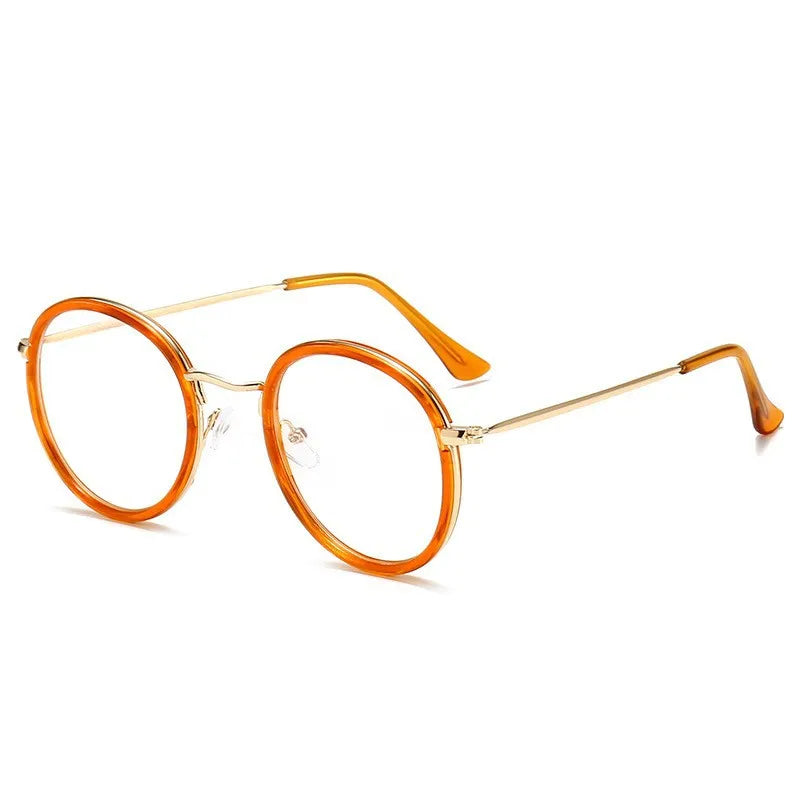 Femlion Vintage Round Metal Frame Reading Glasses for Men Women - 2024 Model