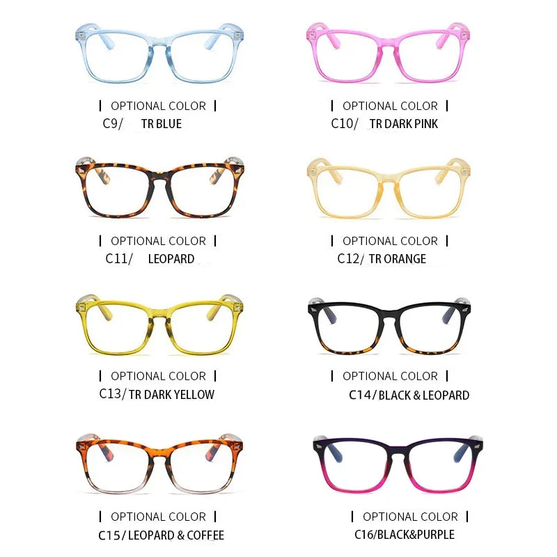 Femlion Retro Blue Light Blocking Glasses for Men Women Clear Optical Eyeglass Frame