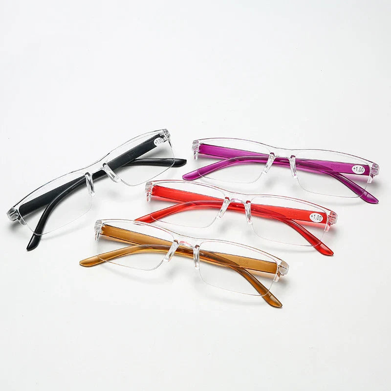 Femlion Square Reading Glasses Presbyopic Eyewear +1.0 To +4.0 Unisex Eye Glasses