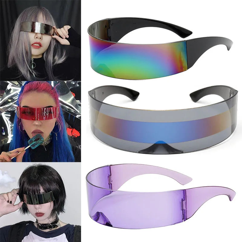 Femlion Future Warrior Sunglasses - 2023 Punk Retro Hip Hop Eyewear