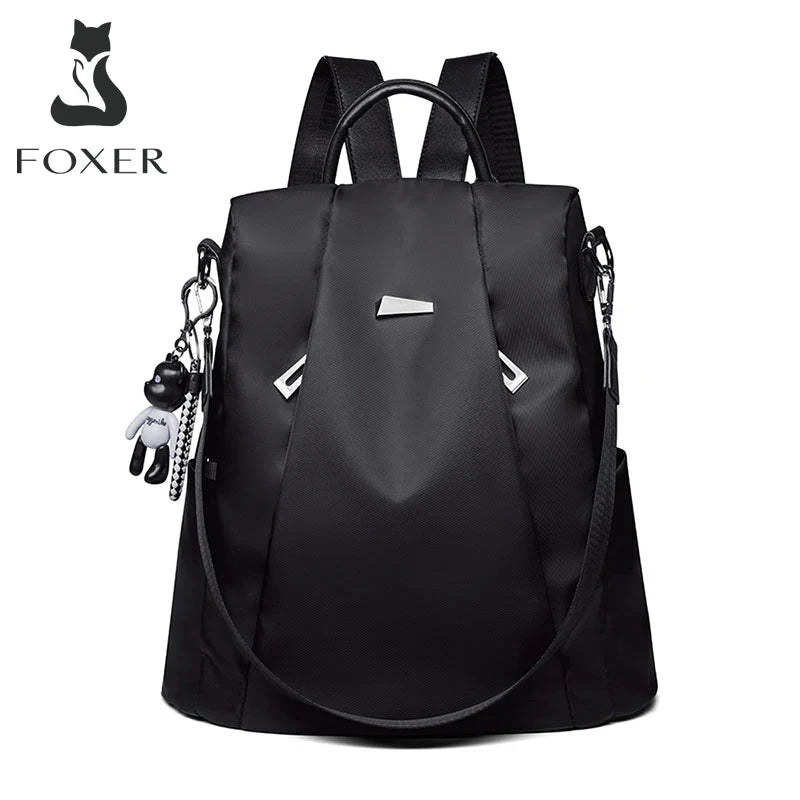 Femlion Preppy Style Backpack: High Capacity, Anti-Theft, Fashion Travel Bag for Women