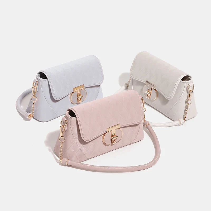 Femlion New Luxury Shoulder Bag for Women - High Quality PU Leather Crossbody Bag