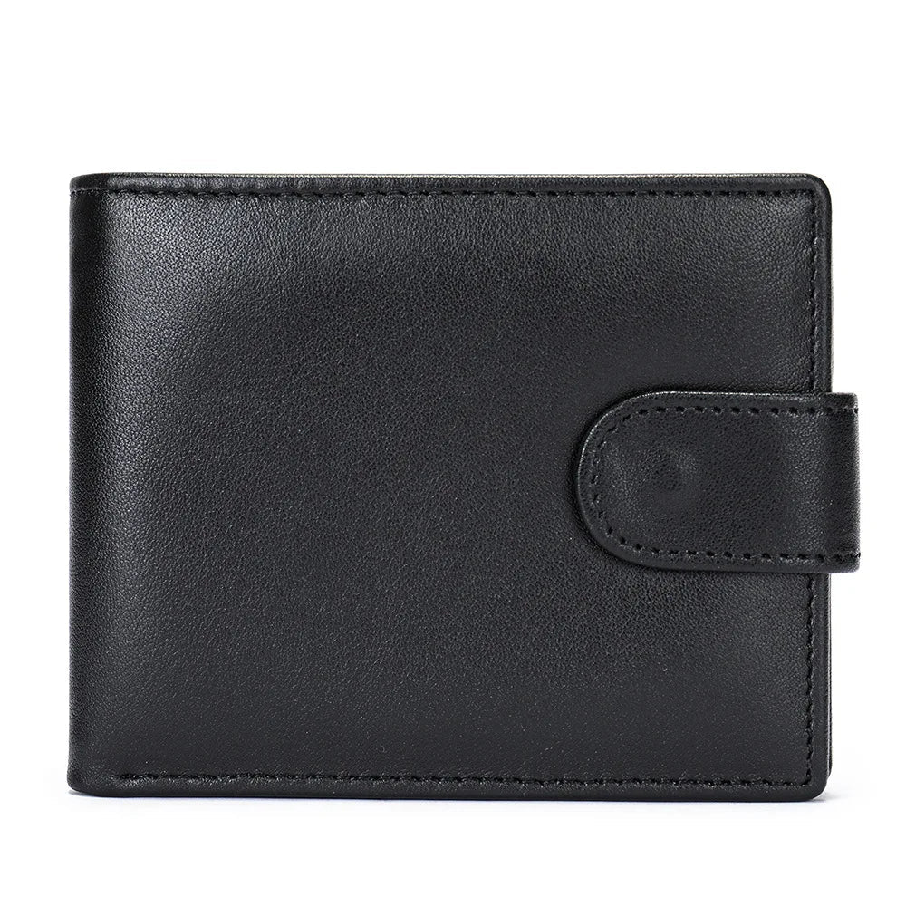 Femlion Genuine Leather Designer Men's Wallet with RFID Protection