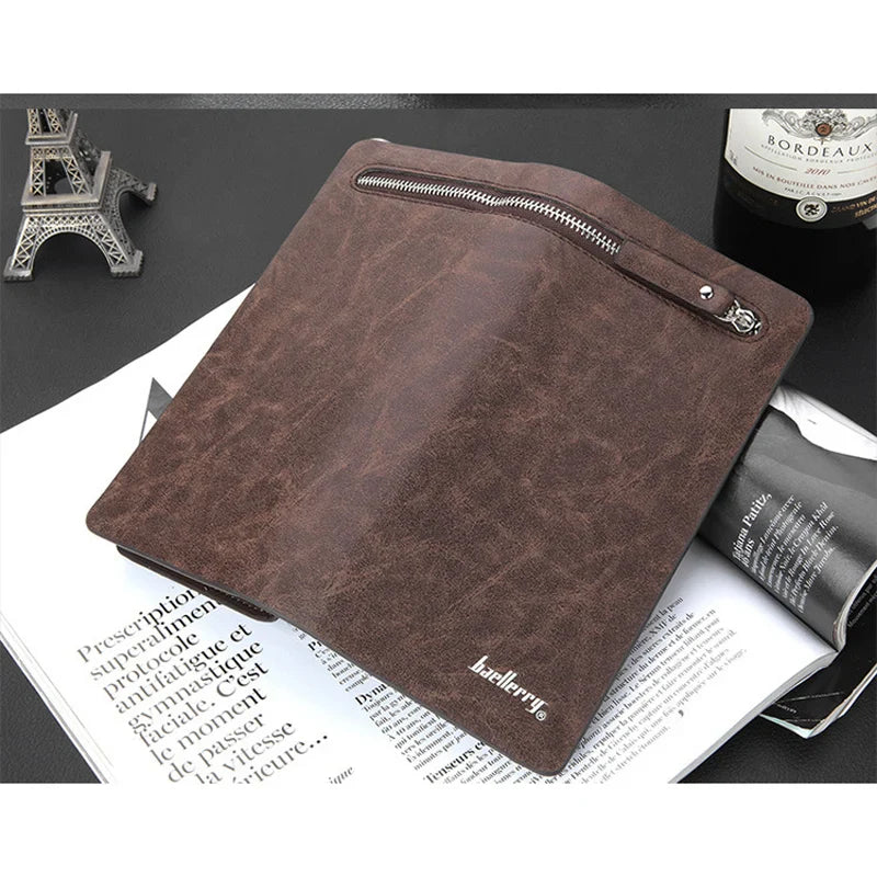 Femlion Men's Wallet: Coin Purse & Phone Money Clutch, Business Card Holder, Gift-Ready