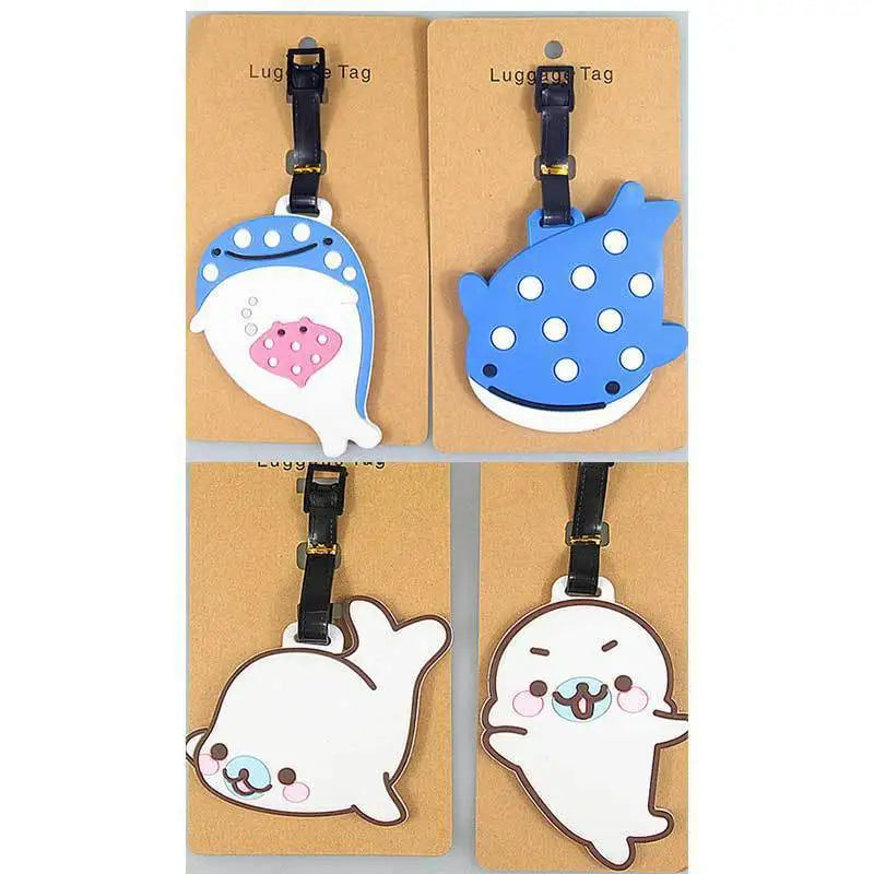 Femlion Anime Ocean Friends Luggage Tags - Bag Travel Accessories