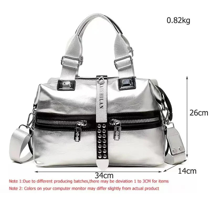 Femlion Large Capacity Luxury Tote Bag for Women - Designer Handbag Shoulder Messenger