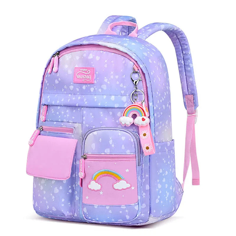 Femlion Kids School Backpacks for Boys and Girls, Waterproof Nylon School Bag