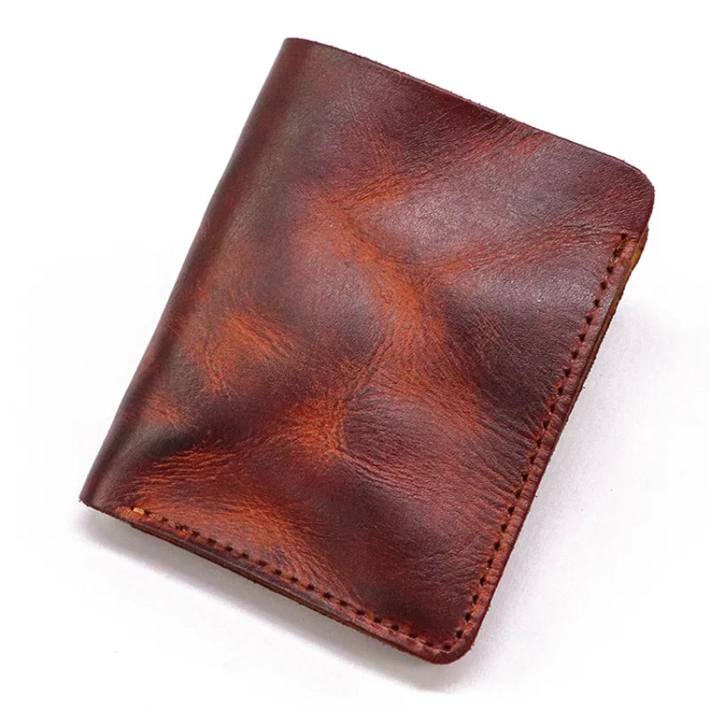 Femlion Minimalist Hand-Painted Leather Wallet