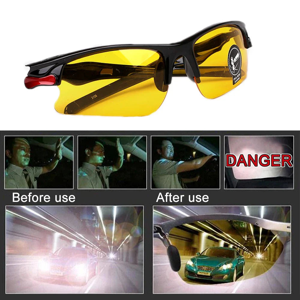 Femlion Polarized Night Vision Sunglasses for Men- High Quality Anti-Glare Driver Eyewear