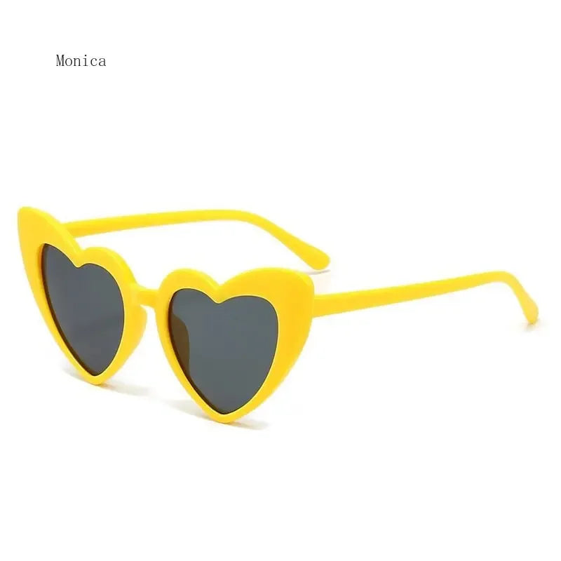 Femlion Kids Heart Shaped Sunglasses UV400 Protection