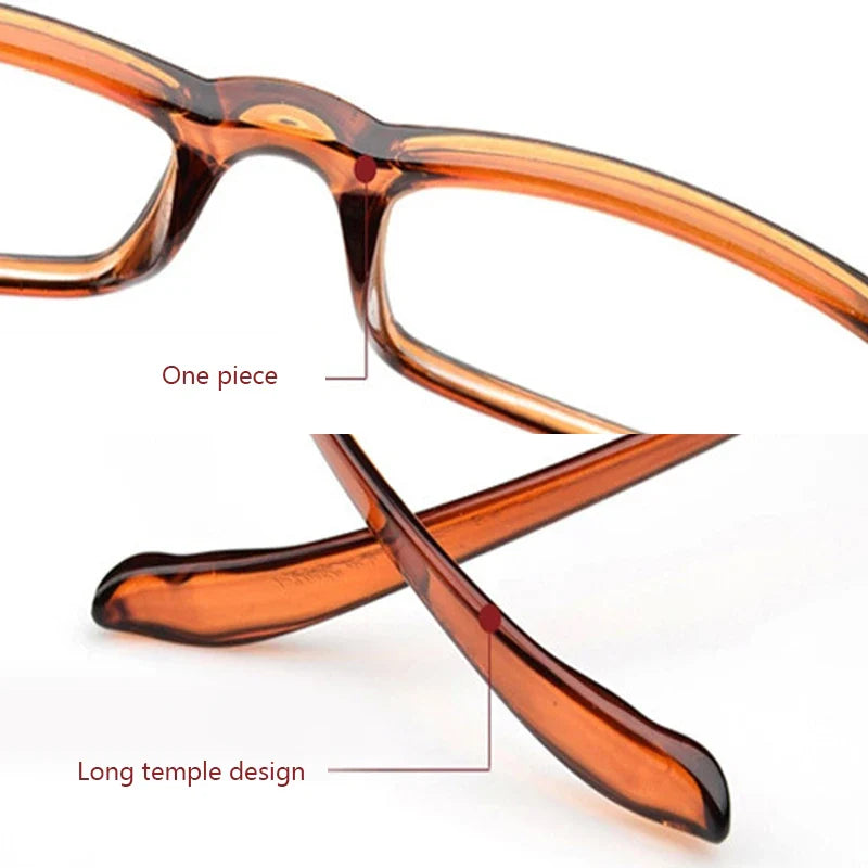 Femlion Ultra-light Resin Reading Glasses Unisex 100-400 Degree Comfortable Eyeglasses