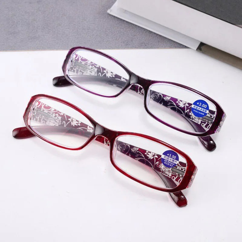 Femlion Retro Anti Blue Light Presbyopic Reading Glasses in Various Diopters