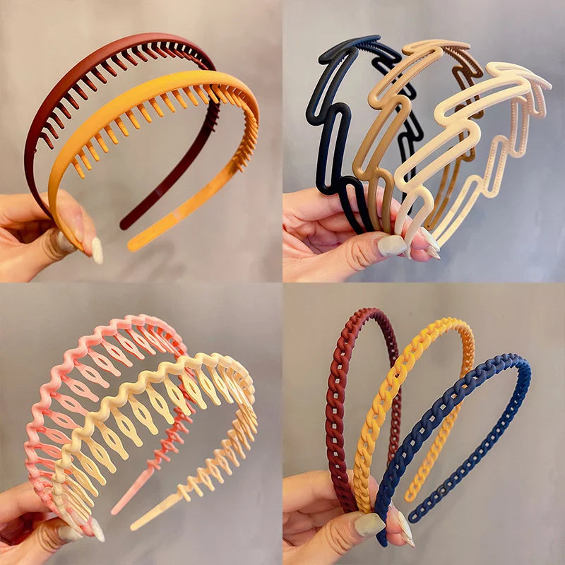 Femlion Elegant Wave Hairbands for Women: Trendy Non-slip Hair Combs, Hair Accessories