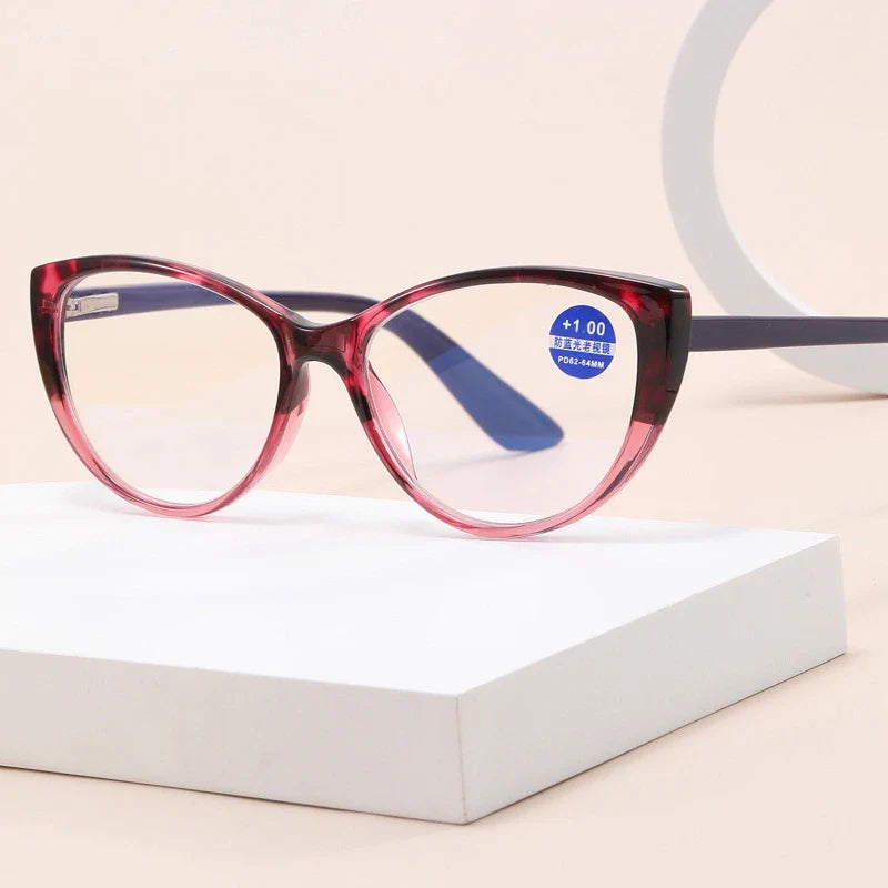 Femlion HD Cat Eye Blue Light Blocking Reading Glasses - Wholesale High Quality Hyperopic Glasses