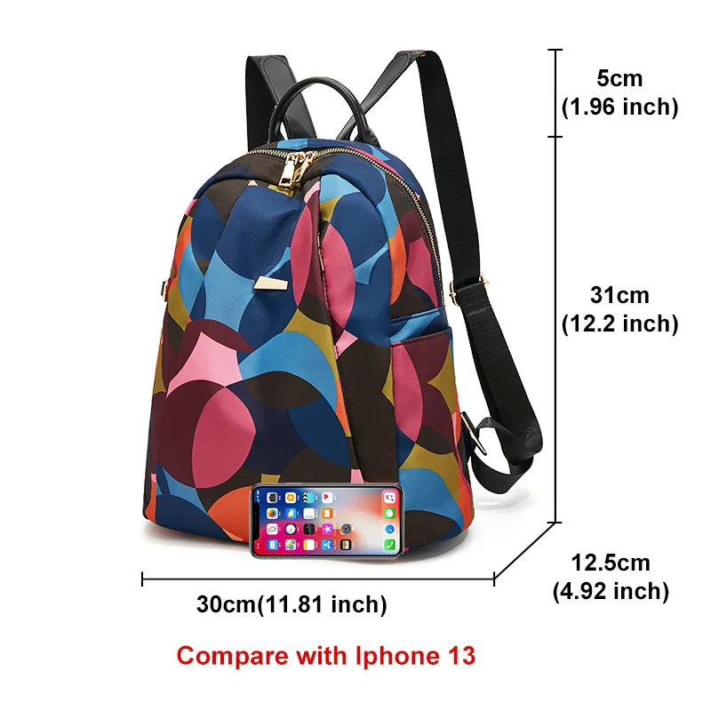 Femlion Waterproof Fashion Backpack: Stylish Anti-Theft School Bag for Teenage Girls