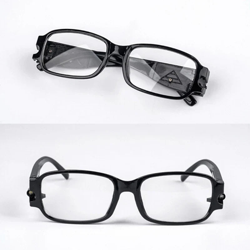 Femlion LED Multifocal Reading Glasses: Unisex Diopter Spectacles with Light Magnifier