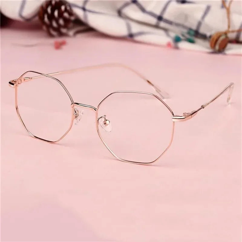 Femlion Vintage Round Blue Light Blocking Glasses for Women