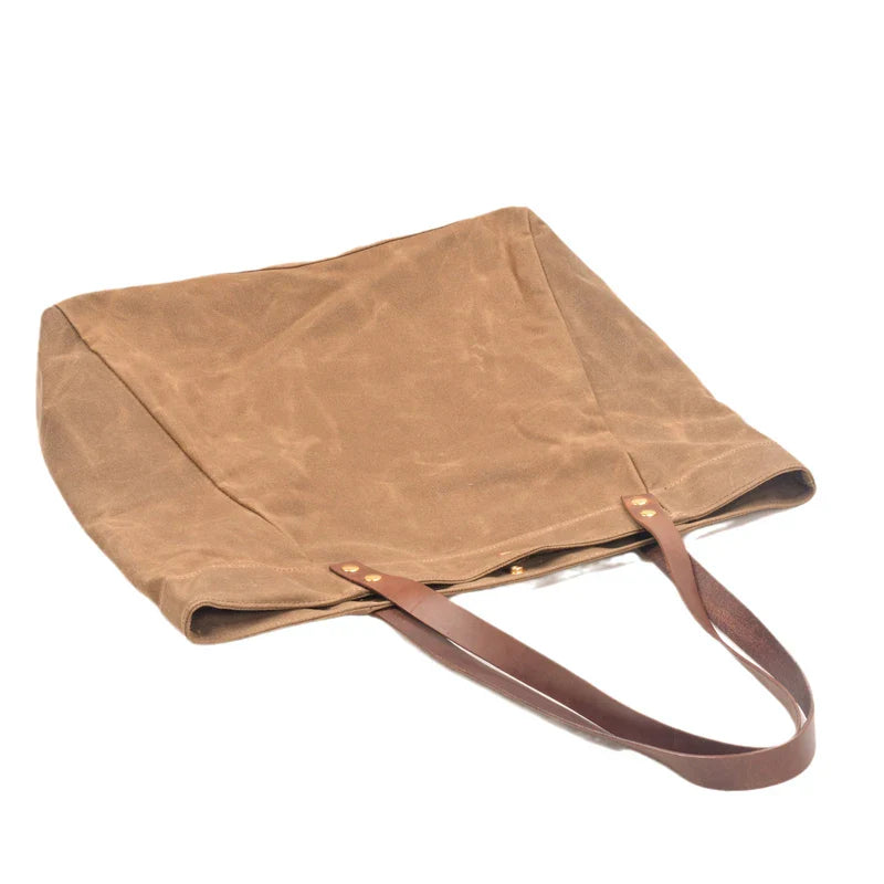 Femlion Vintage Canvas Shoulder Bag: Stylish, Spacious, and Practical