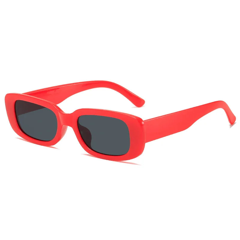 Femlion Retro Square Sunglasses - UV Protection, Trendy Men's and Women's Fashion