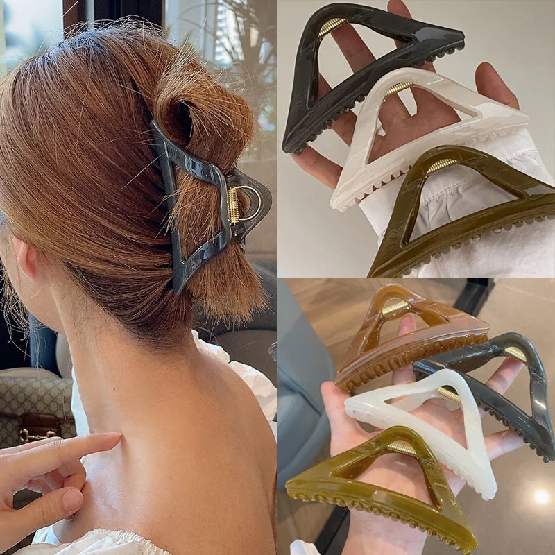 Femlion Hollowed Hair Claw Clip for Women - Elegant Hair Accessories