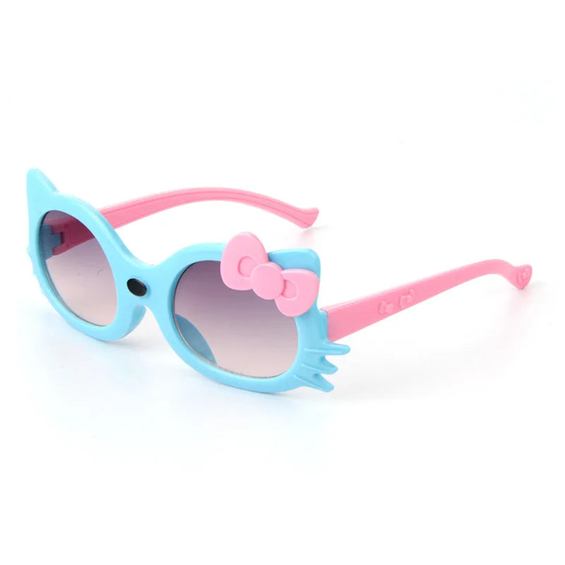 Femlion 2023 Round Cute Kids Sunglasses UV400 For Boy Girls Toddler