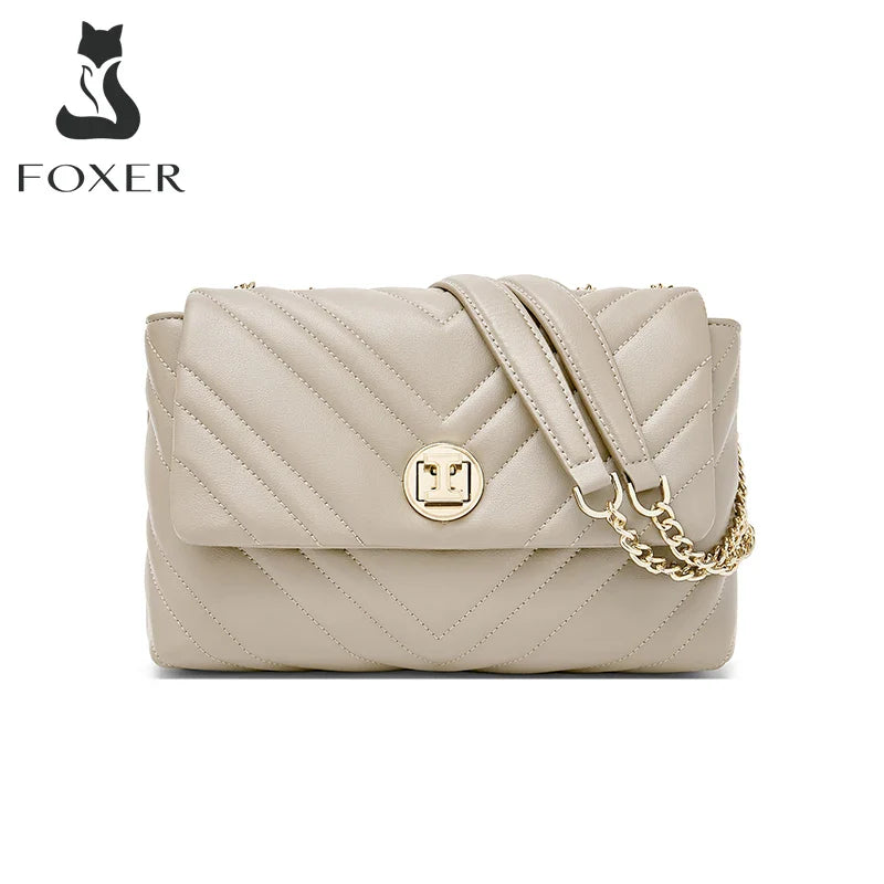 Femlion Luxury Split Leather Crossbody Bag: Premium Quality for Stylish Women