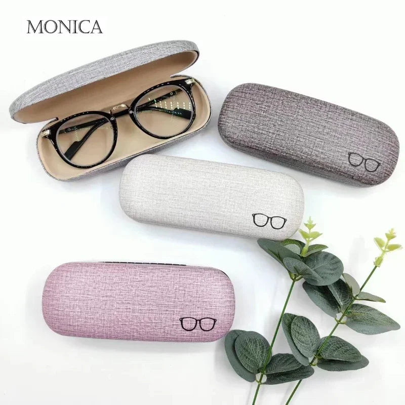 Femlion Linen Eyewear Glasses Case Protective Cover Shell for Sunglasses Eyeglasses