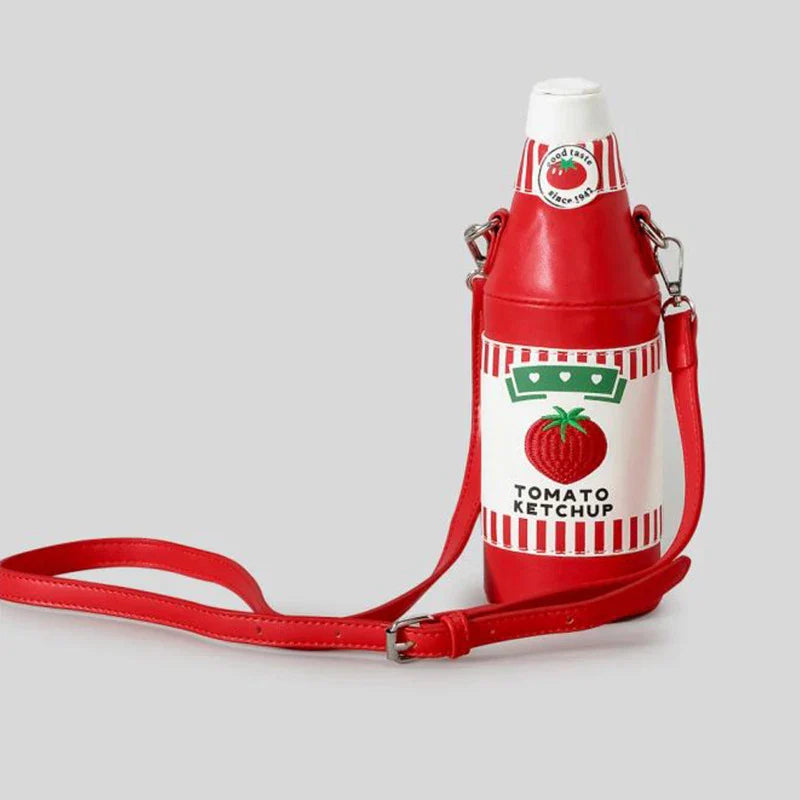 Femlion Tomato Sauce Bottle Crossbody Bag