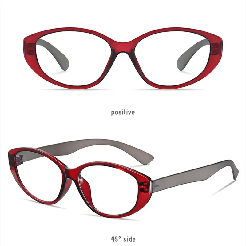 Femlion Vintage Anti-Blue Light Reading Glasses Diopter 0 to +4.0 Unisex Classic Eyeglass