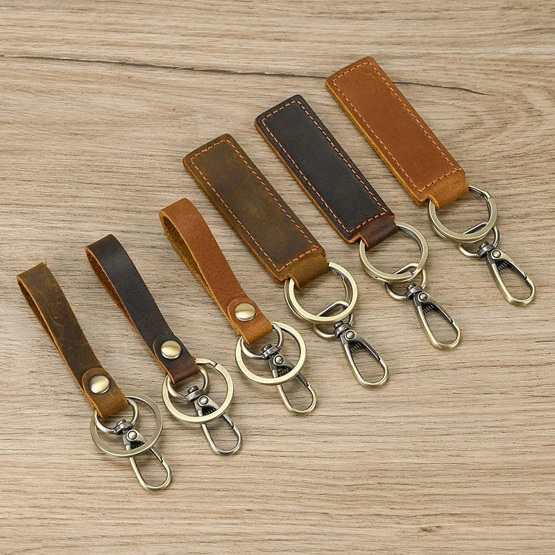 Femlion Crazy Horse Leather Keychain 3 pcs Lot