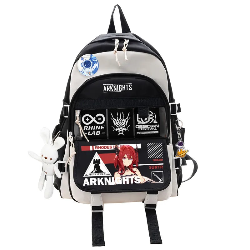 Femlion Anime Waterproof Backpack for School Travel Laptop Messenger Bag