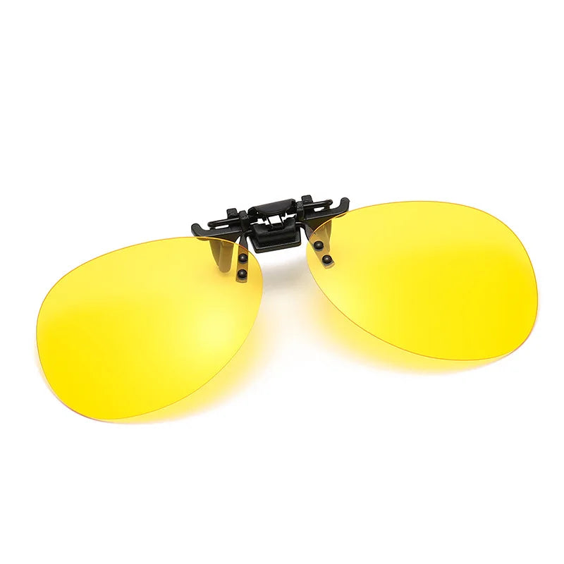 Femlion Driving Clip-On Sunglasses for Men and Women with UV400 Lens and Night Vision