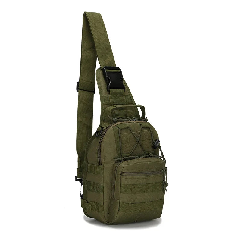 Femlion Tactical Chest Bag Camo Men Shoulder Crossbody Pack Travel Sling Bag