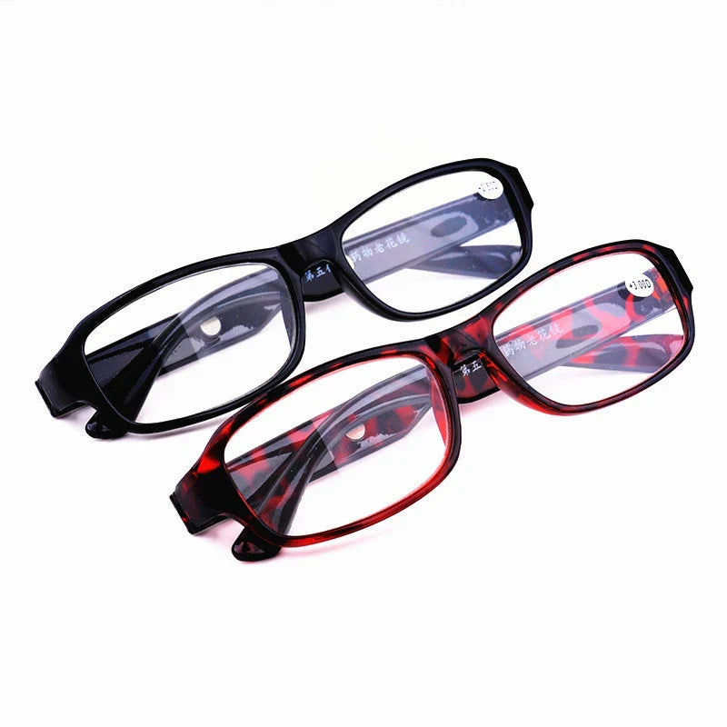 Femlion Resin Reading Glasses +1.0 to +6.0 Portable Eyewear for Seniors