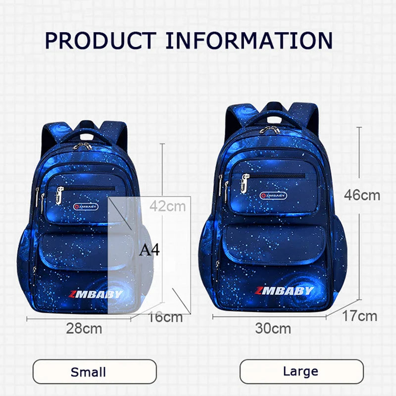 Femlion Kids Orthopedic School Backpack Waterproof Book Bag for Boys and Girls