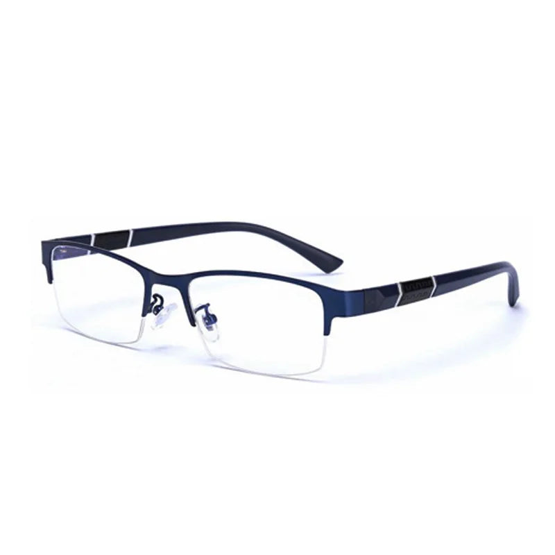 Femlion Blue Light Proof Glasses for Men Women - Half Rimless Frame