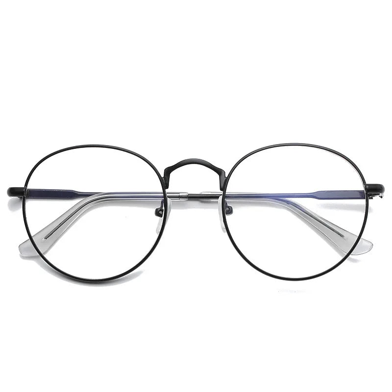 Femlion Metal Myopia Glasses -1.0 To -4.0, Stylish Shortsighted Spectacles for Women Men