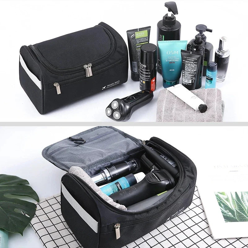 Femlion Travel Toiletry Organizer Makeup Bag Case Set for Men Women