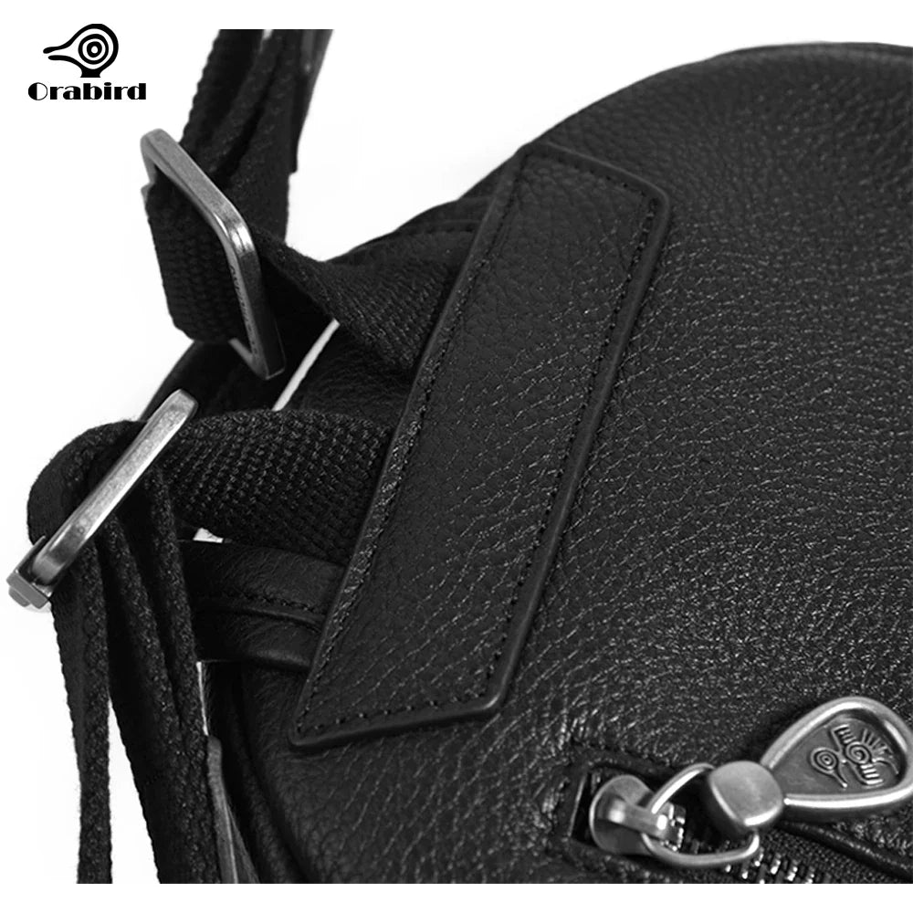 Femlion Soft Leather Urban Backpack for Women Vintage Double Zip Small Daypack