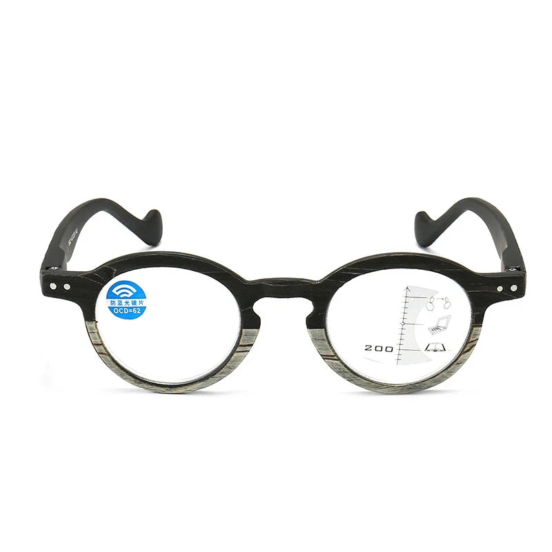 Femlion Blue Light Reading Glasses Progressive Multifocal Diopter +1.0 to +4.0