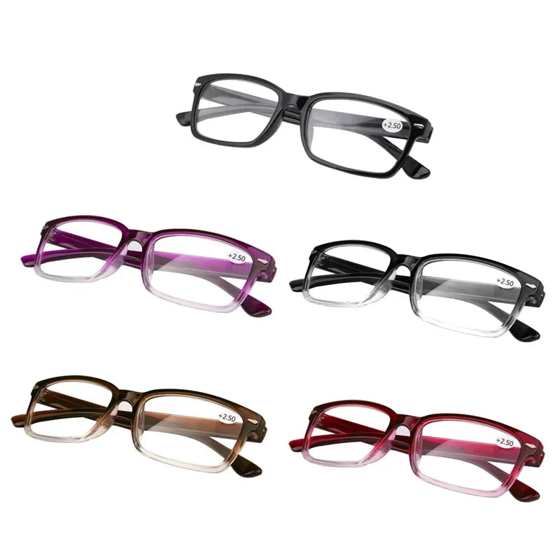 Femlion Retro Ultralight Presbyopia Reading Glasses for Men and Women, Diopter +1.0 to +4.0