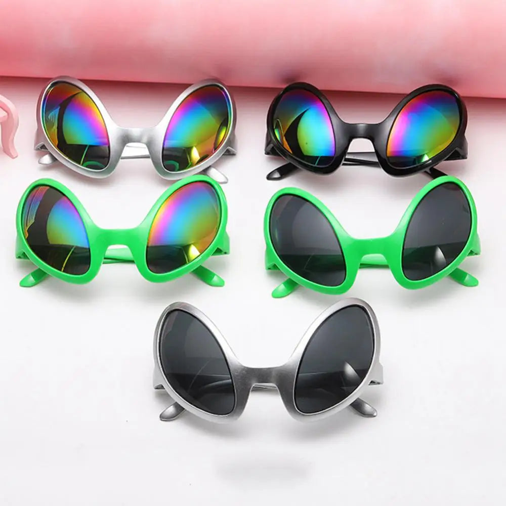 Femlion Rainbow ET Sunglasses Funny Alien Glasses Adults Kids Halloween Party Fashion Eyewear