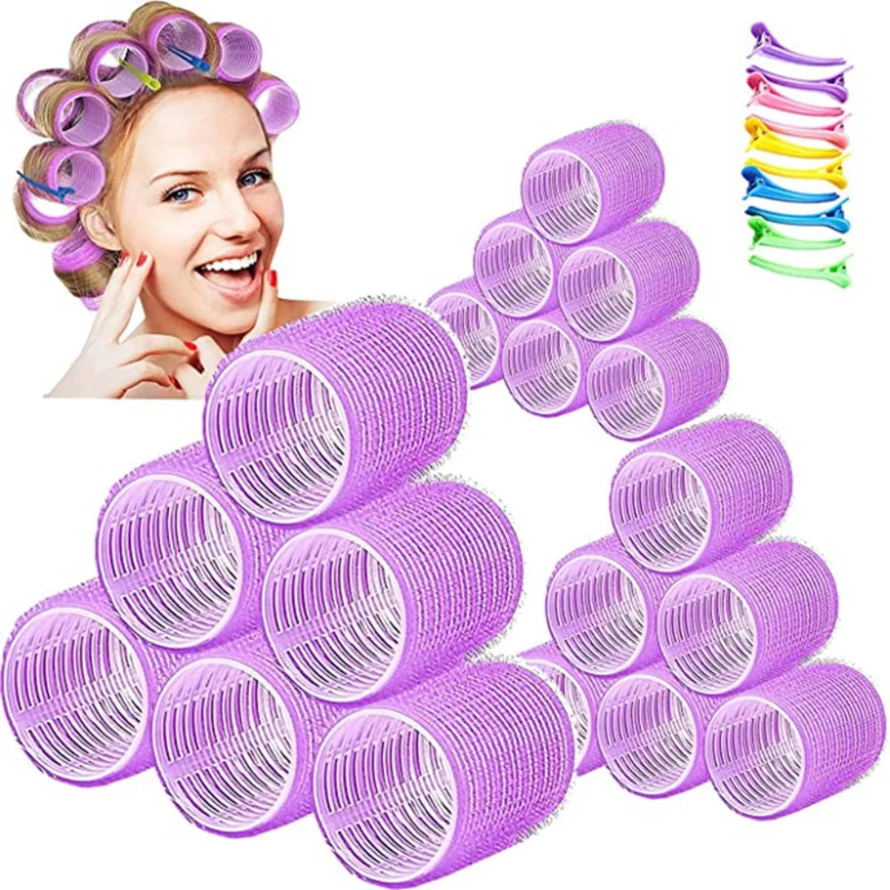 Femlion Self-Grip Hair Rollers for Heatless Hair Curling and Volume Boost