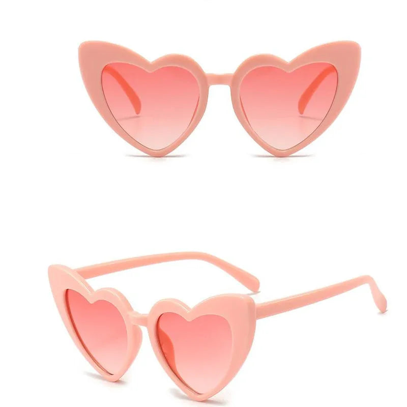 Femlion Kids Heart Sunglasses: Summer Outdoor Cute Boys Girls Shades