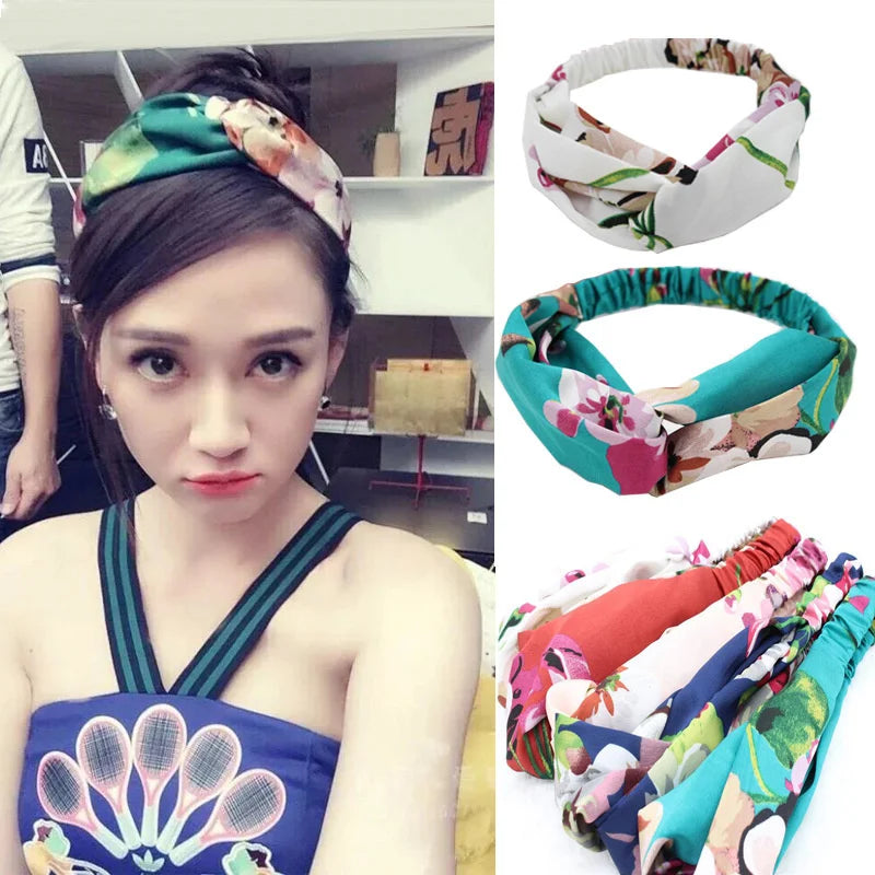 Femlion Boho Print Headbands for Women - Summer Hair Accessories