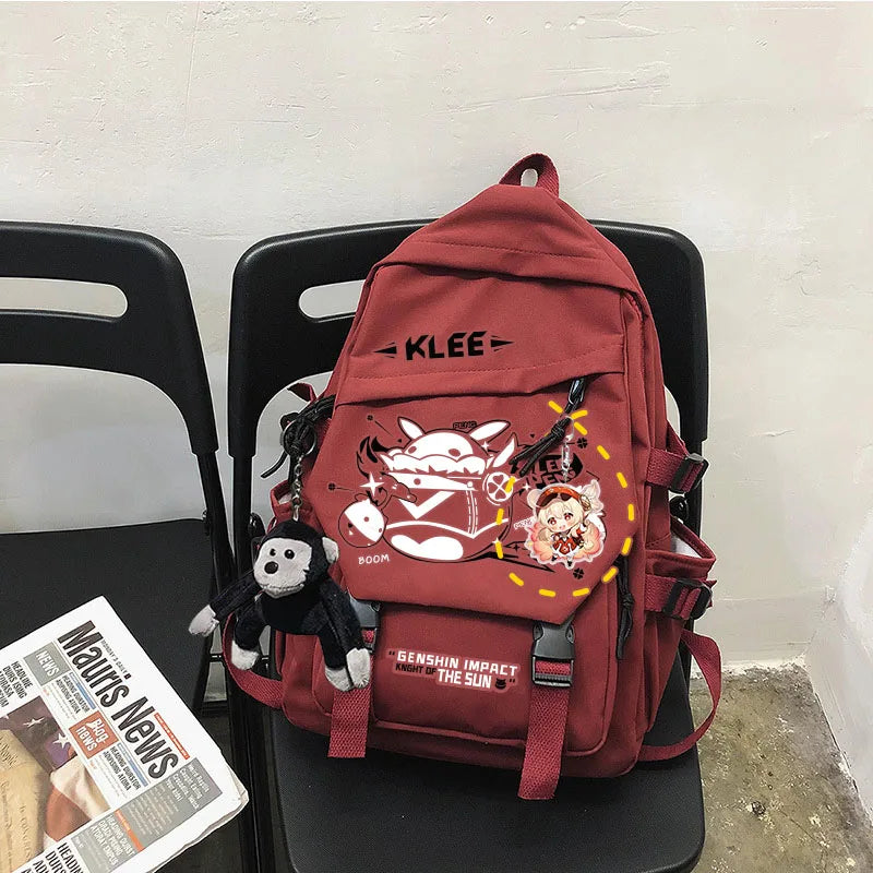 Femlion Klee Backpack: Stylish Schoolbag for Teens, Travel, and Books