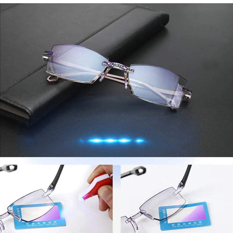 Femlion Anti Blue Light Bifocal Reading Glasses +1.0 To +4.0