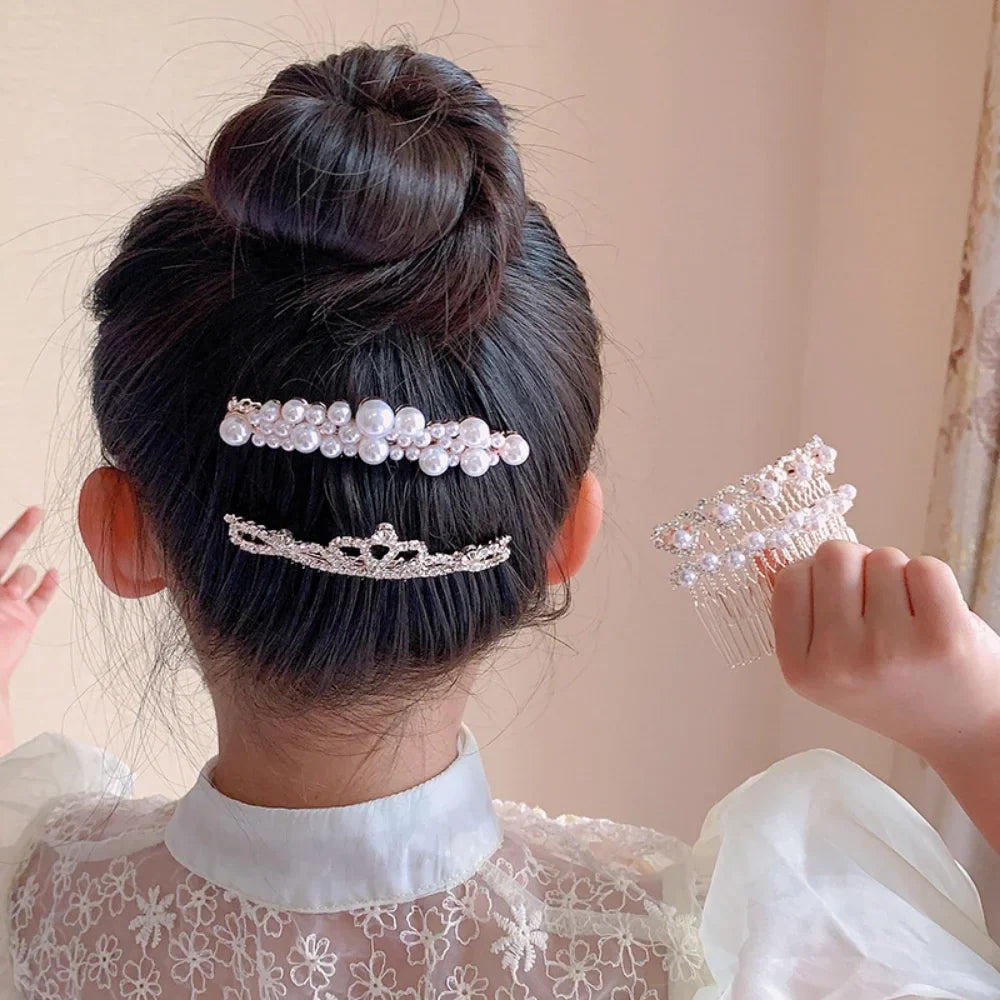 Femlion Crystal Bridal Hair Comb Pin for Women Wedding Accessories