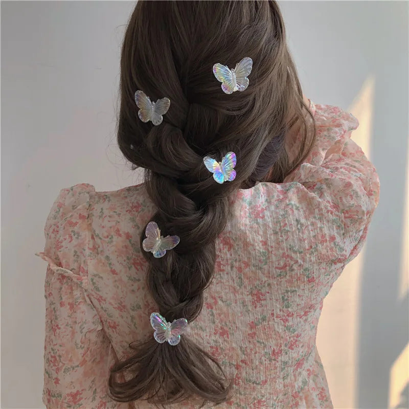 Femlion Butterfly Hair Claw Set - Elegant Multicolor Hair Clips for Girls and Women